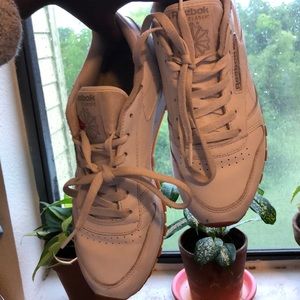 White Reebok Classics